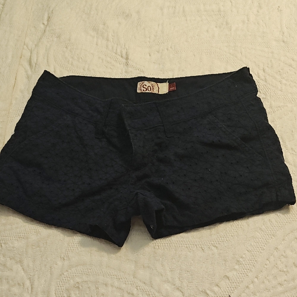 So Women's Navy Shorts